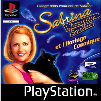 Pochette Sabrina, l'apprentie sorcière et l'horloge cosmique version PlayStation