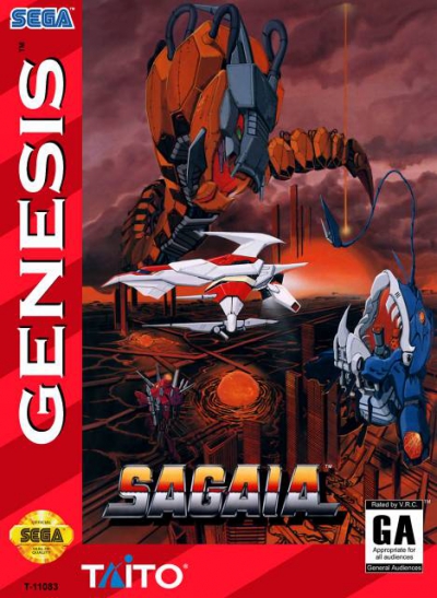 Pochette Darius II version Megadrive