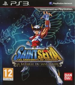 Pochette Saint Seiya - Les Chevaliers du Zodiaque : La Bataille du Sanctuaire version PlayStation 3