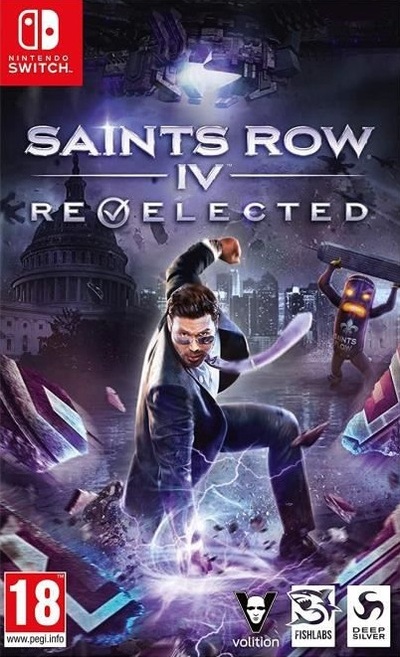 Pochette Saints Row IV Re-Electec version Switch