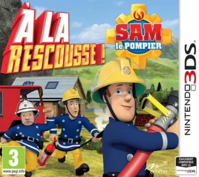 Pochette Sam le Pompier : A la rescousse! version 3DS