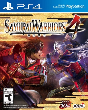 Pochette Samurai Warriors 4 version PlayStation 4
