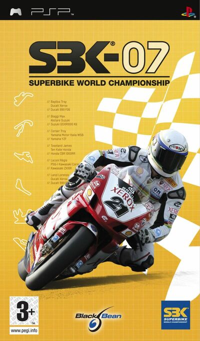 Pochette SBK-07 : Superbike World Championship version PSP