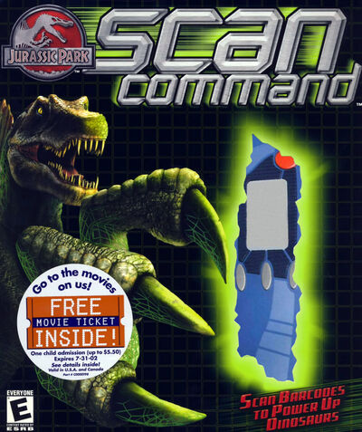 Pochette Scan Command : Jurassic Park version PC Windows
