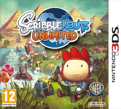 Pochette Scribblenauts Unlimited version 3DS