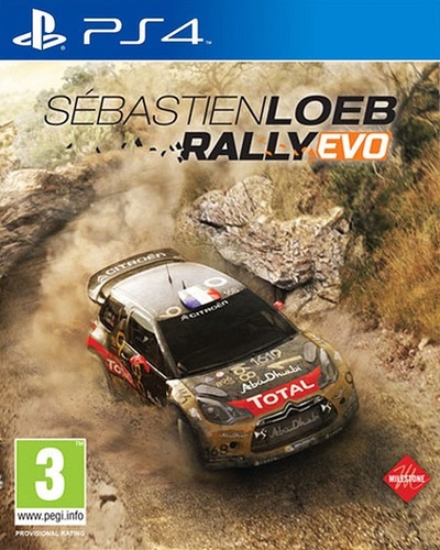 Pochette Sébastien Loeb Rally Evo version PlayStation 4