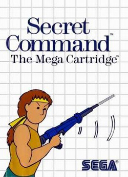Pochette Secret Command version Master System