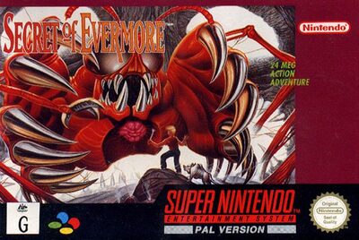 Pochette Secret of Evermore version Super Nintendo