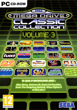 Pochette SEGA Mega Drive Classic Collection Vol. 3 version PC Windows