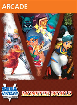 Pochette SEGA Vintage Collection : Monster World version Xbox 360