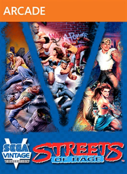 Pochette SEGA Vintage Collection : Streets of Rage version Xbox 360
