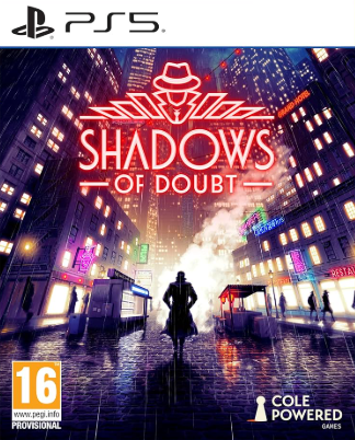 Pochette Shadows of Doubt version PlayStation 5
