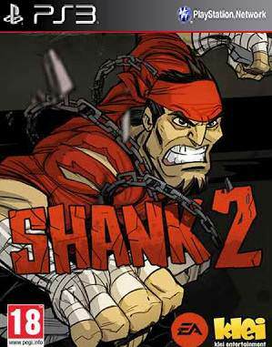 Pochette Shank 2 version PlayStation 3