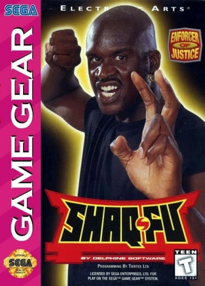 Pochette Shaq Fu version GameGear