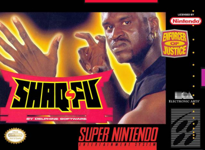 Pochette Shaq Fu version Super Nintendo