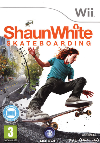 Pochette Shaun White Skateboarding version Wii