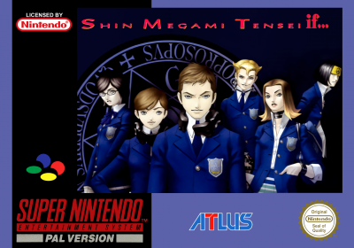 Pochette Shin Megami Tensei If... version Super Nintendo
