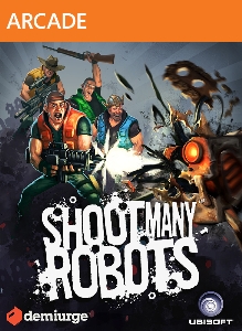 Pochette Shoot Many Robots version Xbox 360