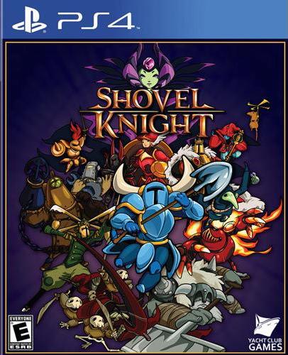 Pochette Shovel Knight version PlayStation 4