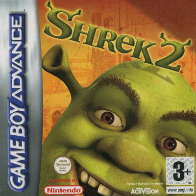 Pochette Shrek 2 version GameBoy Advance