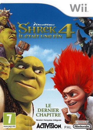 Pochette Shrek 4 : Il était une fin version Wii