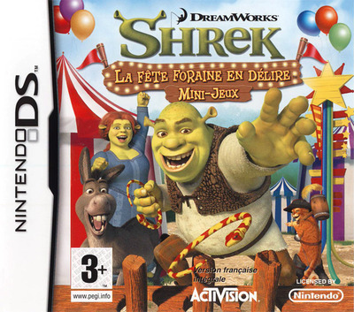 Pochette Shrek : La Fête Foraine en Délire version DS