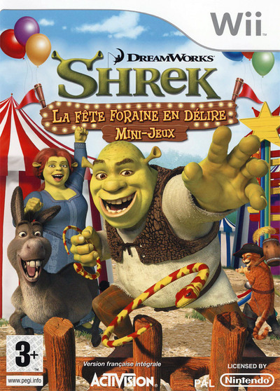 Pochette Shrek : La Fête Foraine en Délire version Wii