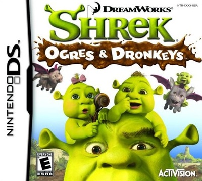 Pochette Shrek : Ogres et Dranons version DS