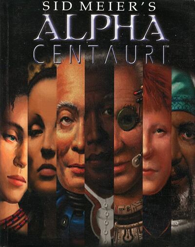 Pochette Sid Meier's Alpha Centauri version PC Windows