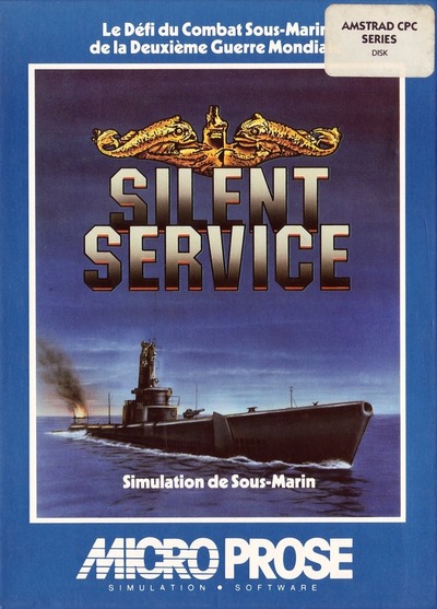 Pochette Silent Service version Amstrad CPC