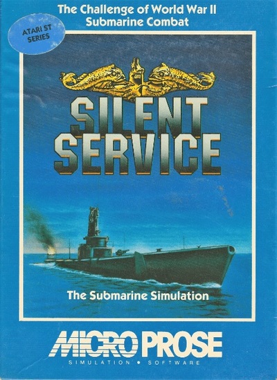 Pochette Silent Service version Atari ST
