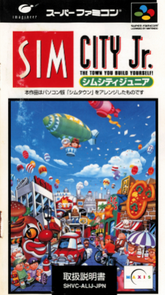 Pochette Sim City Jr. version Super Nintendo