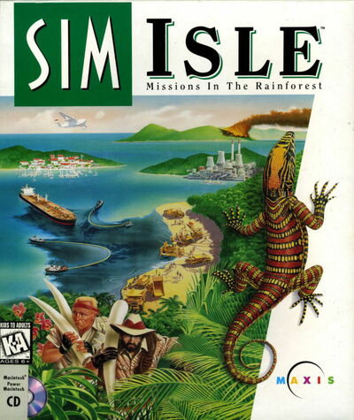 Pochette Sim Isle : Missions in the Rainforest version PC Windows