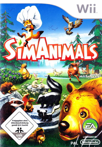 Pochette SimAnimals version Wii