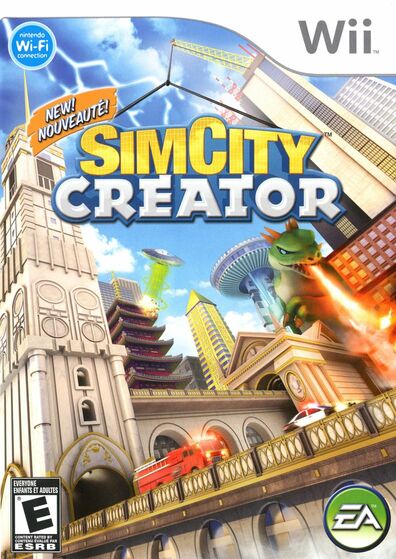 Pochette SimCity Creator version Wii