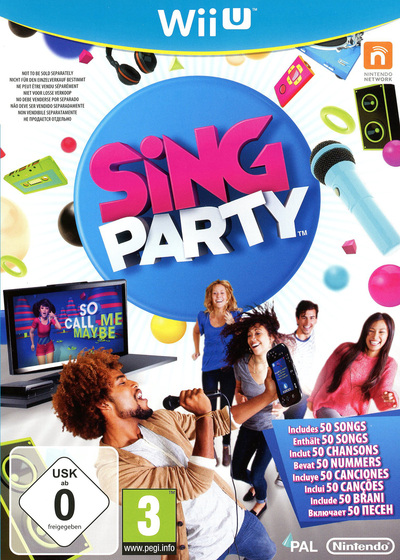 Pochette SiNG Party version Wii U