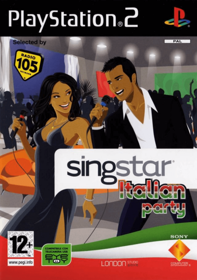 Pochette SingStar Italian Party version PlayStation 2