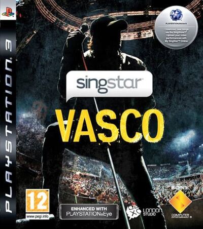 Pochette SingStar Vasco version PlayStation 3