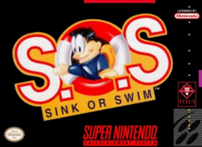 Pochette Sink or Swim version Super Nintendo