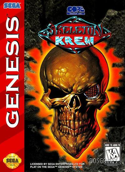 Pochette Skeleton Krew version Megadrive