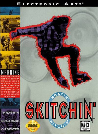 Pochette Skitchin version Megadrive