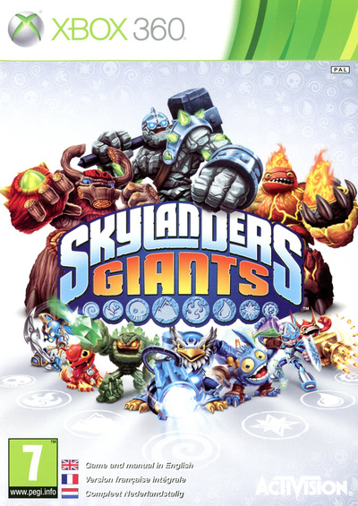 Pochette Skylanders : Giants version Xbox 360