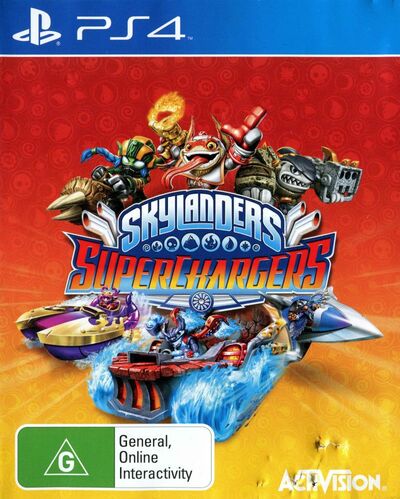 Pochette Skylanders : Superchargers version PlayStation 4