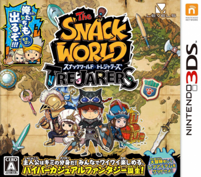 Pochette Snack World : Mordus de Donjons - Gold version 3DS