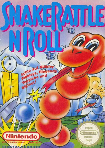 Pochette Snake Rattle 'n Roll version NES