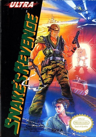 Pochette Snake's Revenge version NES