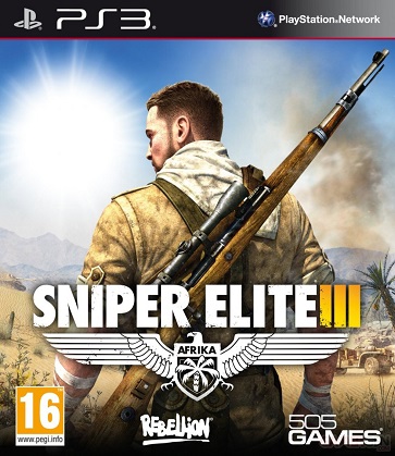 Pochette Sniper Elite III version PlayStation 3