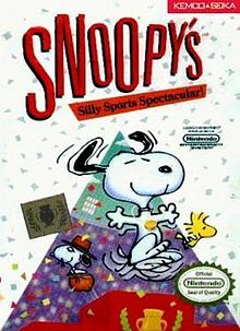Pochette Snoopy's Silly Sports Spectacular version NES