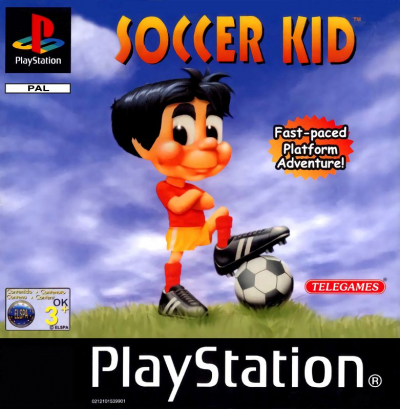 Pochette Soccer Kid version PlayStation