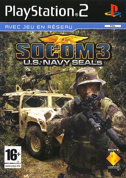 Pochette SOCOM 3 : U.S. Navy Seals version PlayStation 2
